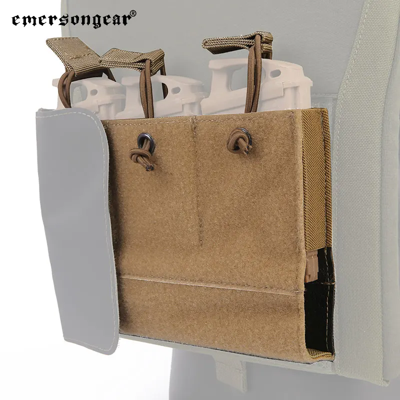 Emersongear Panel Triple M4 Mag bolsa para LVMBAV PC gancho táctico bucle caza chaleco Mag bolsa accesorios EM9058