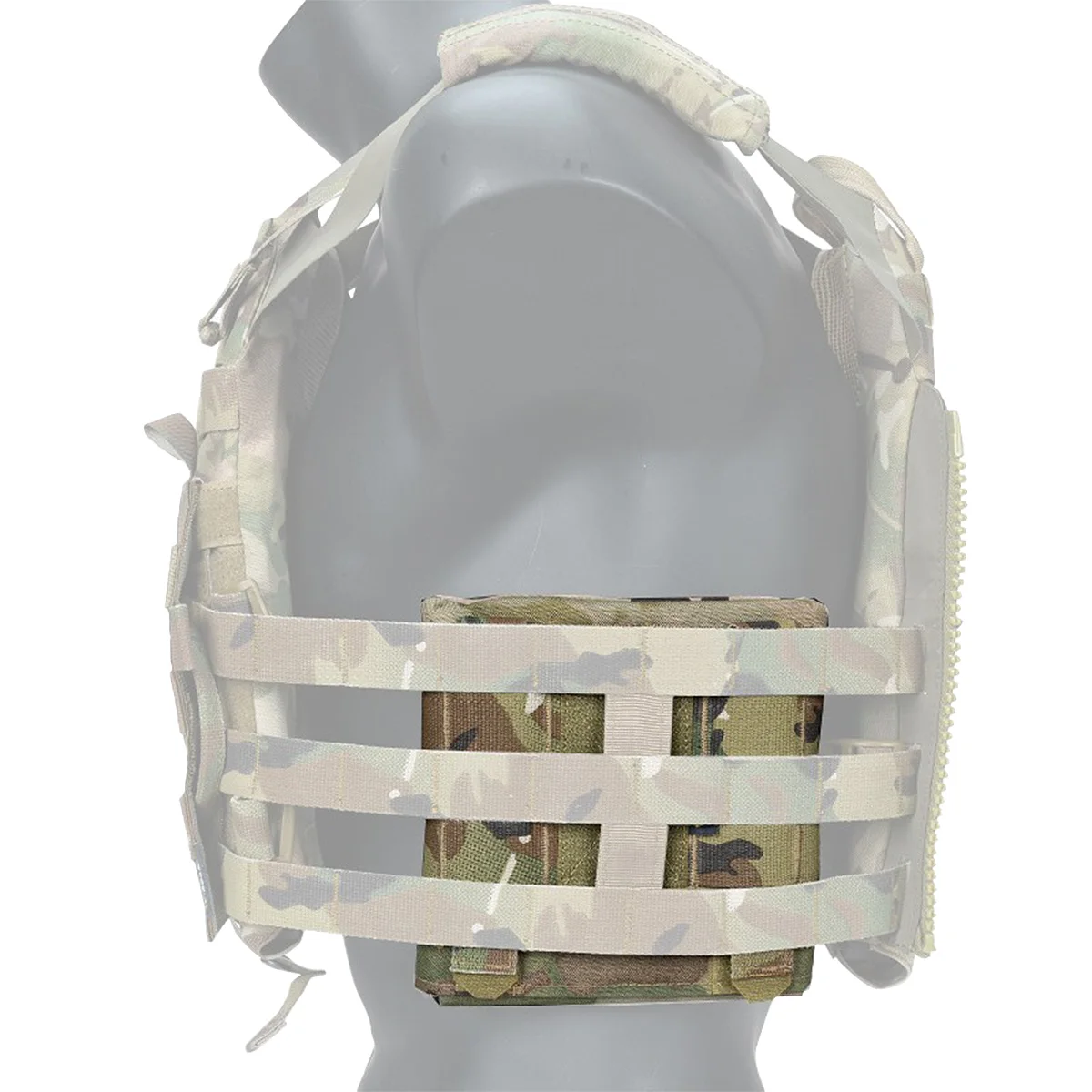 Bolsa de placa lateral táctica para chaleco JPC2.0 AVS Molle, bolsa de Panel lateral para caza al aire libre, cubierta de cintura, bolsa de placa protectora de cintura - imagen 3