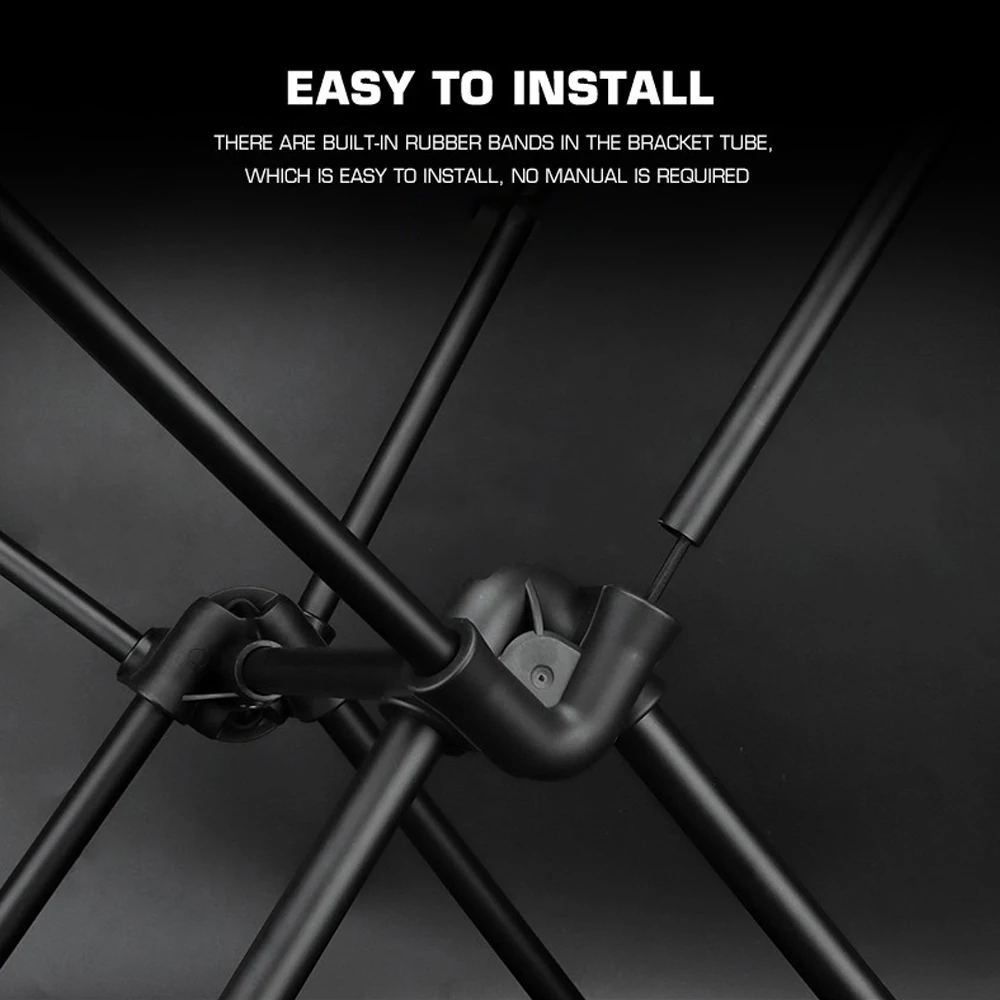 Silla plegable para acampar al aire libre, portátil, para caza, supervivencia salvaje, barbacoa, pesca, respaldo, silla de aleación de aluminio transpirable, equipo - imagen 4