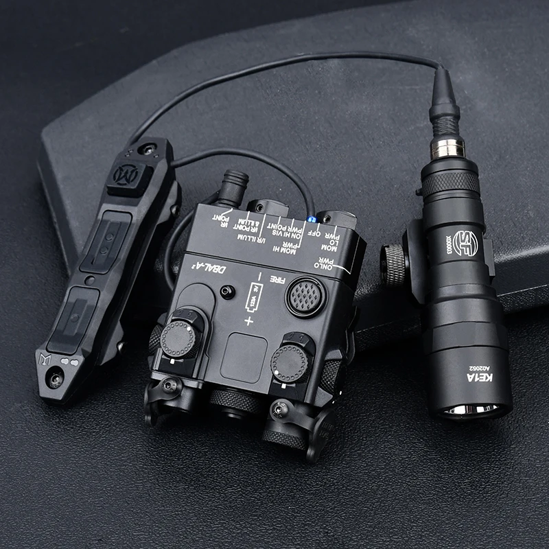 DBAL A2 AII Metal DBAL AR15 linterna X300A M600C XC2 airsoft accesorios tácticos PEQ 15 NGAL OGL MAWL indicador láser - imagen 5