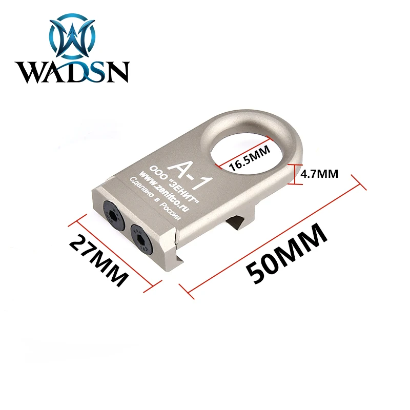 Zenitco A-1 QD Sling Mount Base Fit 20MM Picatinny Rail AR15 Airsoft accesorios alcance caza M4 correas de desprendimiento rápido Slingmount - imagen 3