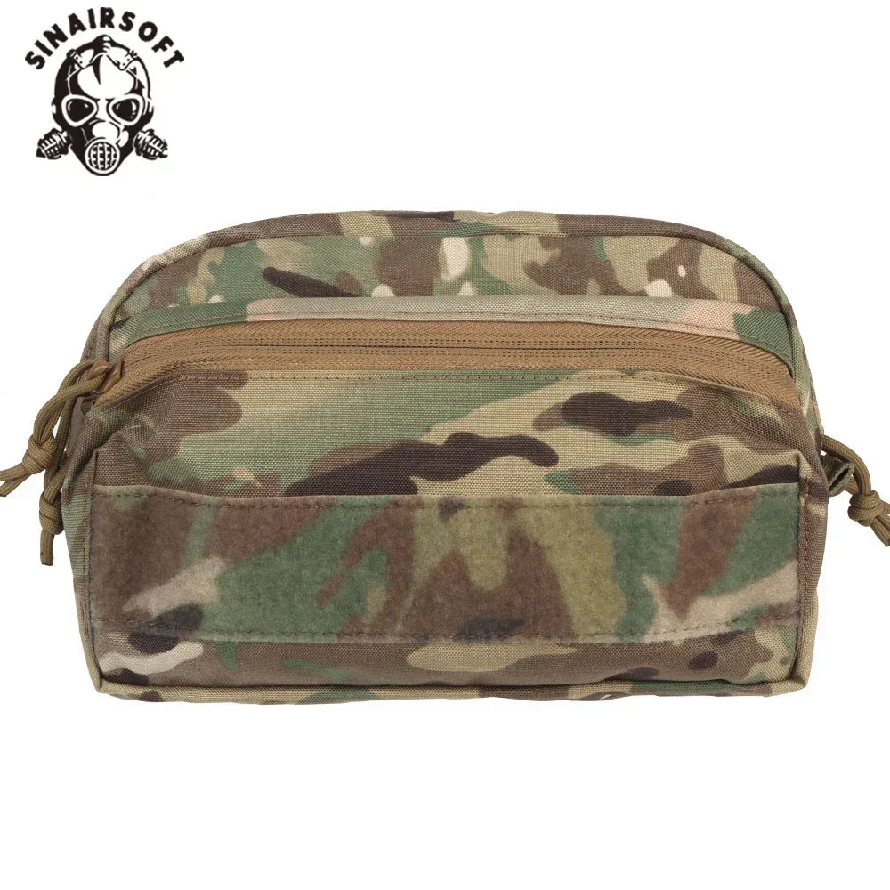 Bolsa táctica táctica estilo SS CCS GP, sistema de montaje MOLLE, bolsa de almacenamiento de utilidad con doble cremallera para caza con placa de chasis MKV - imagen 2