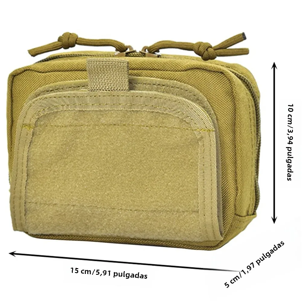 SINAIRSOFT-bolsa táctica Molle 1000D, bolsa de mapa para exteriores, riñonera, herramienta EDC, chaleco, monedero, funda para teléfono móvil, bolsa compacta de caza - imagen 2