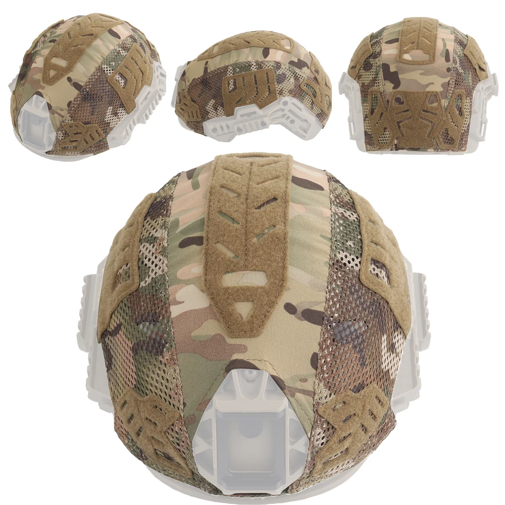 Cubierta táctica para casco Airsoft para equipo Wendy, casco de camuflaje de nailon 500D, accesorios para casco de caza y tiro