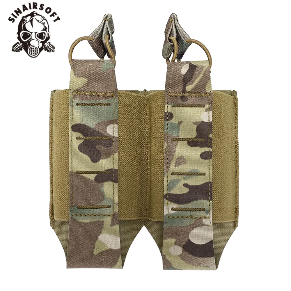 Bolsa doble para revistas 5,56, Tegris Fast Mag, Flexible, MOLLE, elástica, para Rifle, para AR15, portador de placa táctica para caza - imagen 3