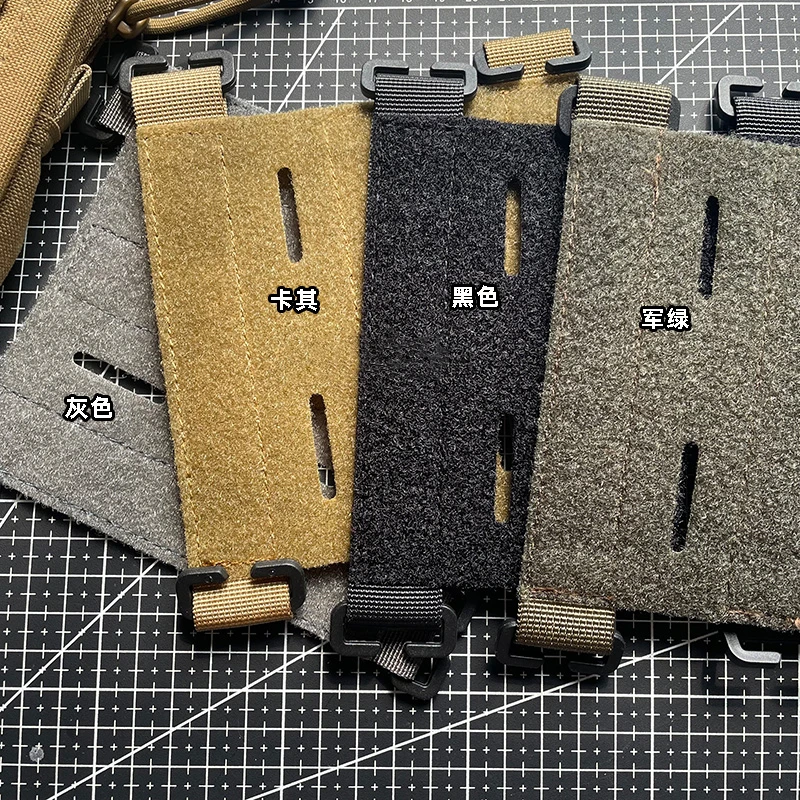 Sistema Molle de conversión de Base cuadrada, accesorios de bricolaje, parches tácticos de almacenamiento, pegatina, extensión funcional desmontable con bucle - imagen 3