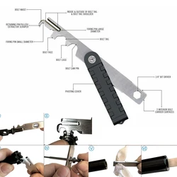 Rascador de Rifle AR15, herramienta de extracción de carbono BCG 223 5,56 AVAR15S AR 15, Kits de limpieza de pernos AR-15 para pistola de caza para M16 M4