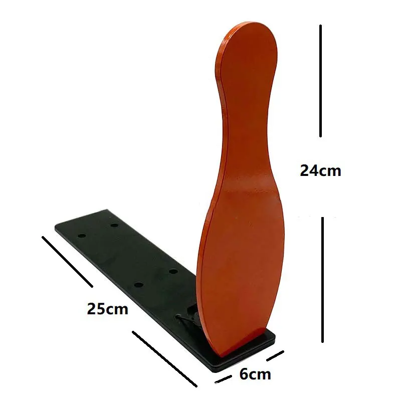 Objetivos de reinicio automático de Metal, puntos de disparo de reinicio automático de acero portátil para pistola de aire, tiro de alcance - imagen 2