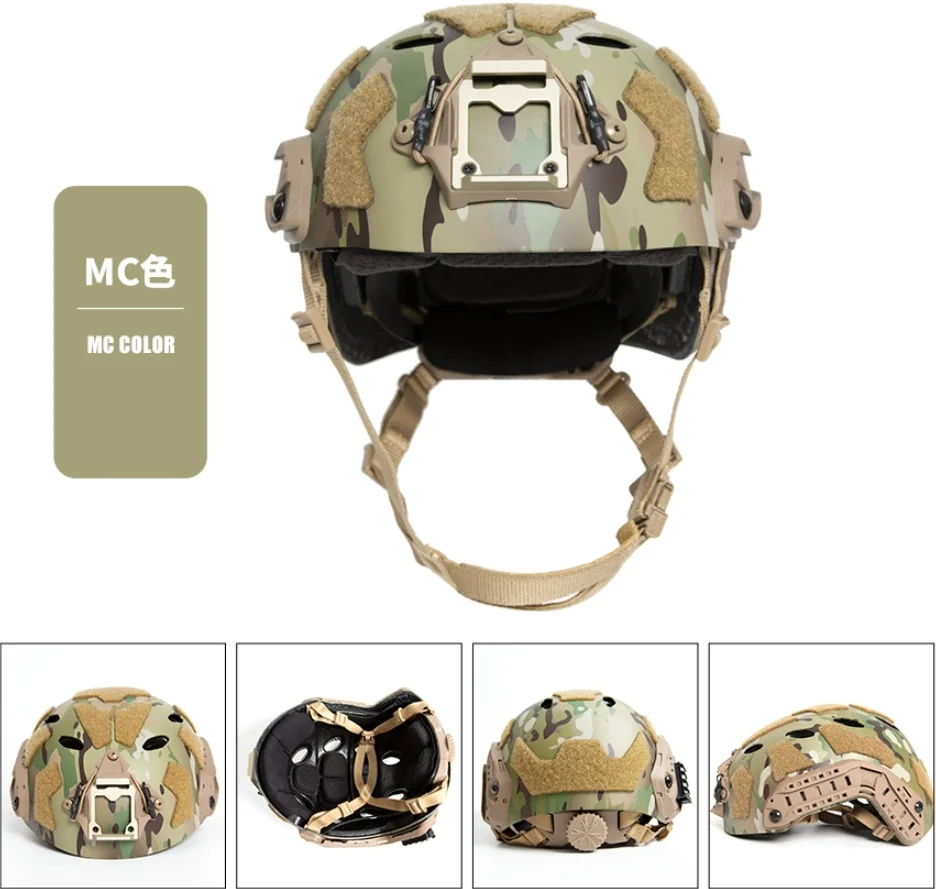 FMA-Casco táctico Airsoft Paintball, producto para exteriores, nuevo sello SF de segunda generación, fibra de carbono, ligero, TB1468 - imagen 5