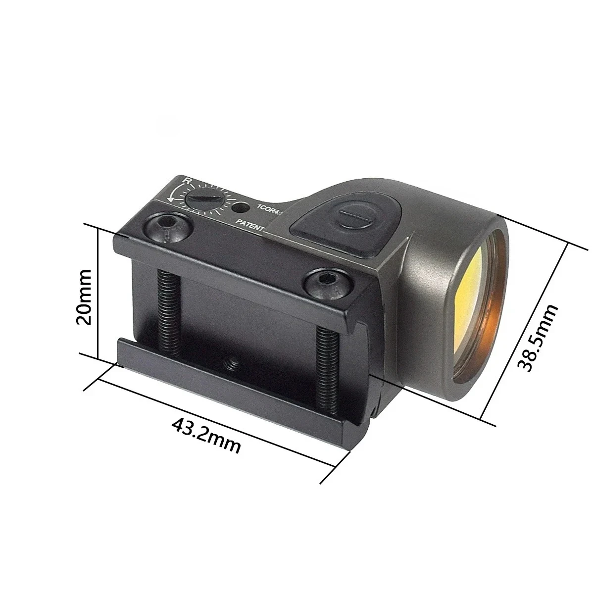 Mira telescópica táctica Trij SR Red Dot, colimador de caza RM, óptica de punto rojo, mira telescópica para riel G17 de 20mm, Airsoft AR15 M4 - imagen 3