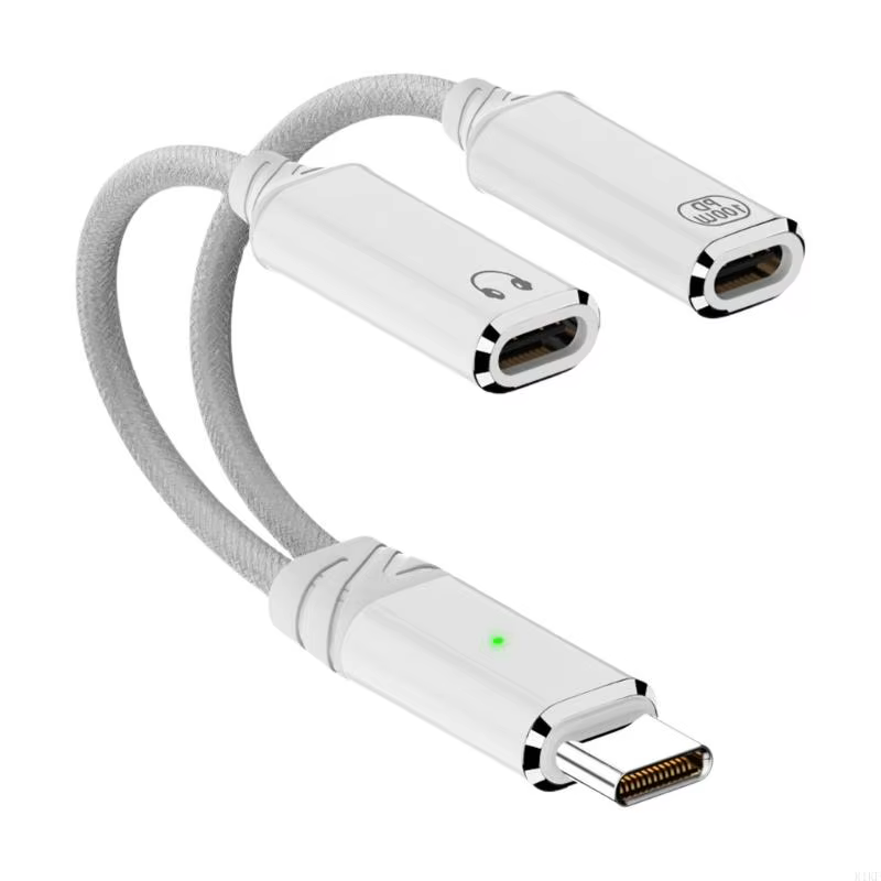 Carga y auriculares simultáneos