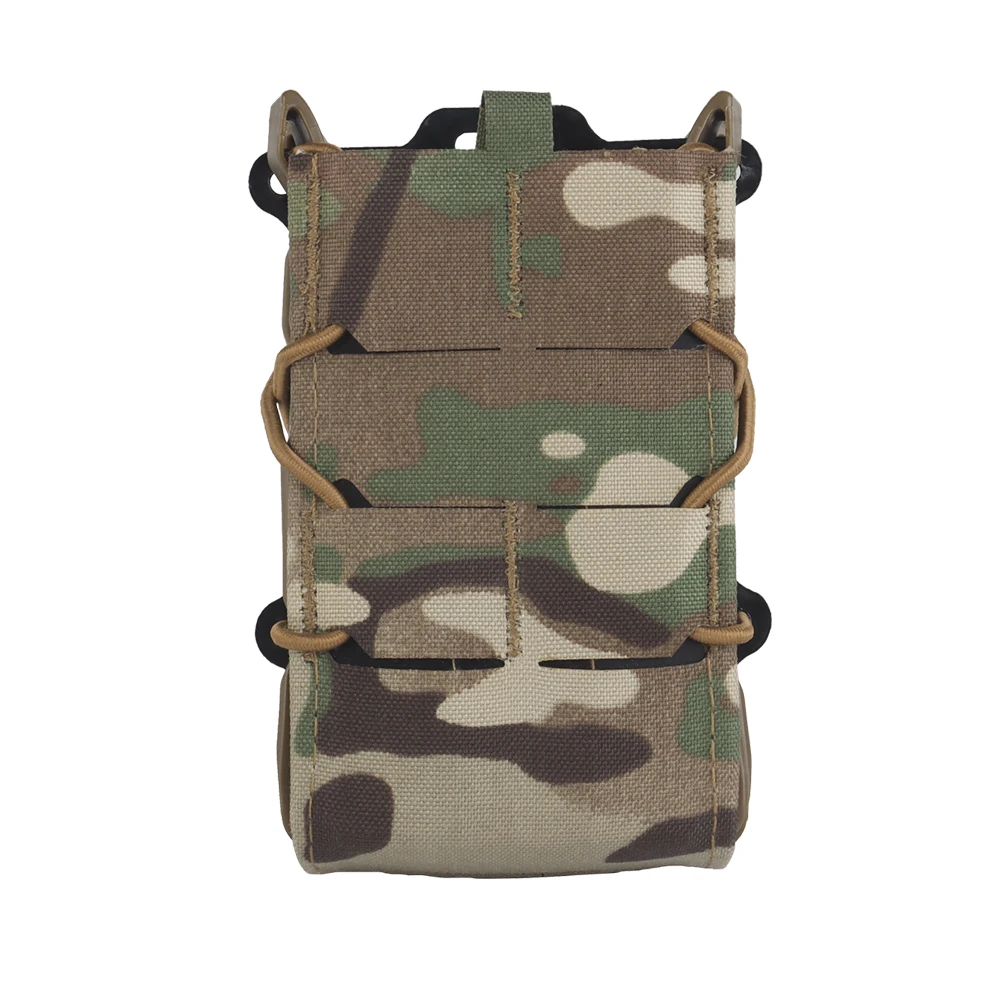 Bolsa táctica para caza 5,56 7,62, tamaño completo, M4 AK AR15, combinación V2, doble bolsa Mag para chaleco Airsoft, cinturón Molle - imagen 3