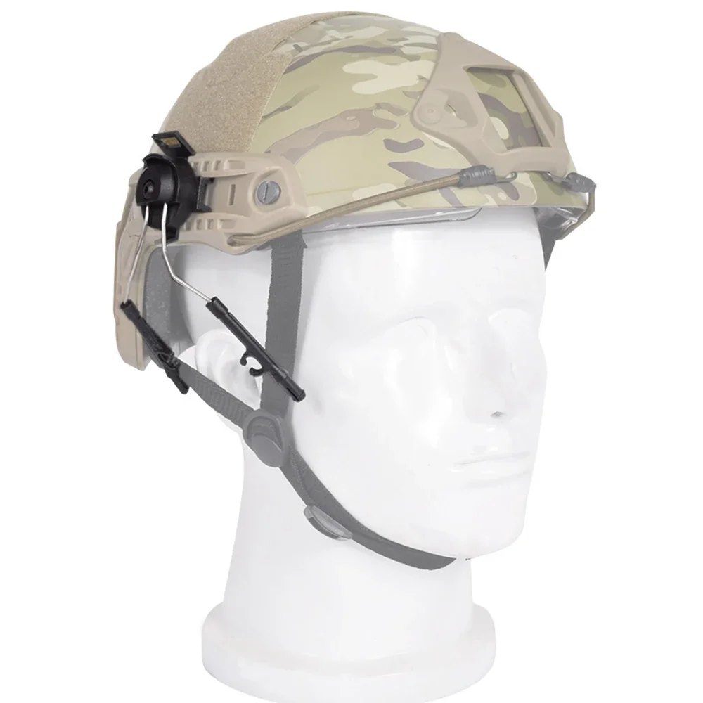 SINAIRSOFT-montaje táctico rápido para casco, adaptador de riel para auriculares, conjunto de soporte para auriculares, soporte de suspensión de tiro para Ops-Core - imagen 3