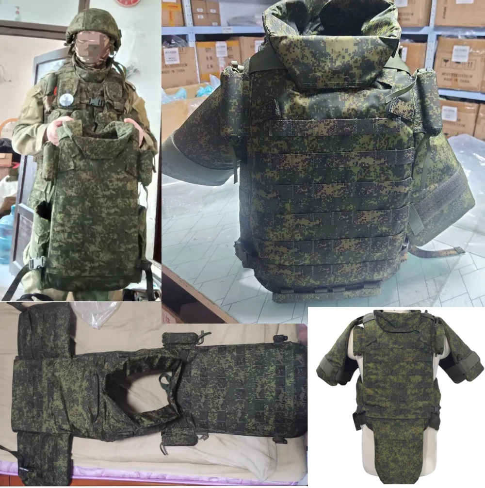 Armadura pesada rusa 6b45 de cuarta generación Little Green Man, camuflaje EMR, armadura táctica IRR, chaleco de caza y paintball
