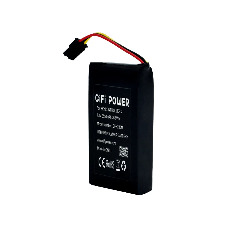 Batería de control remoto original de 7,4 V 3550 mAh para Parrot Skycontroller 2, batería recargable de 7,4 V - imagen 3