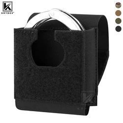 KRYDEX-soporte táctico para esposas, bolsa Molle, funda para esposas de nailon 500D, bolsa para cinturón, accesorios para chaleco de caza al aire libre