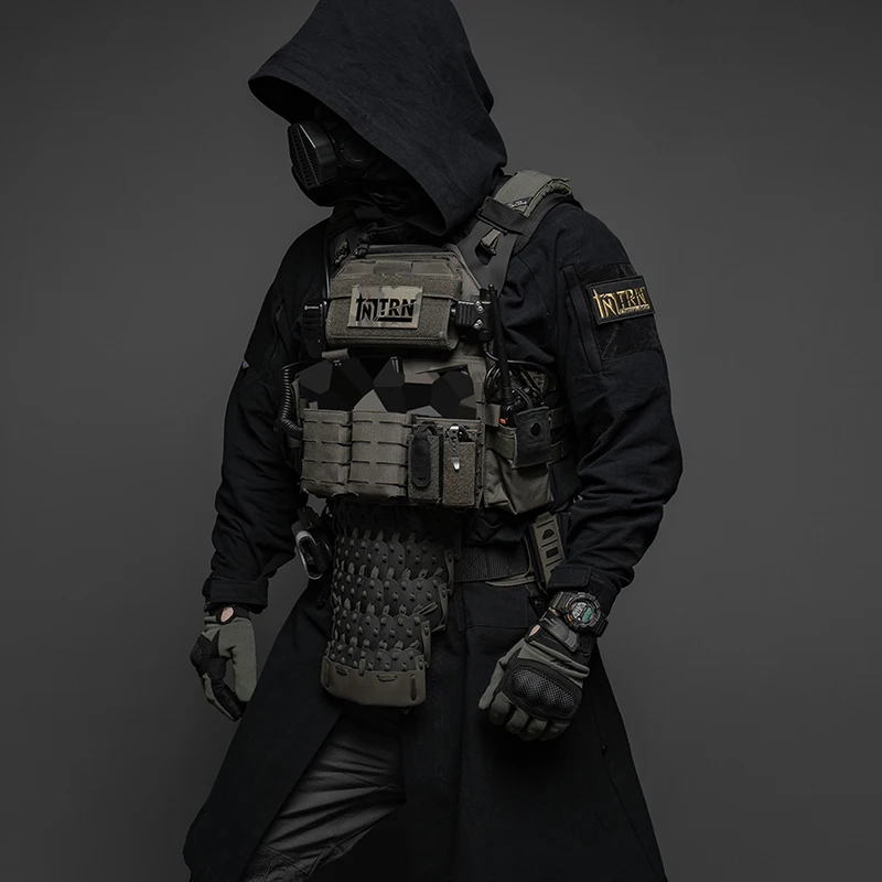 Abrigo de laboratorio de mejora táctica, ropa larga de crepé de cáñamo de imitación de algodón, rompevientos - imagen 3