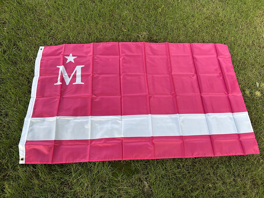 BANDERA DE SKY Bandera de moderdonia de vida moderna, 90x150cm, poliéster, colgante, Queque de vida moderna, bandera de Moderdonia para decoración del hogar - imagen 2