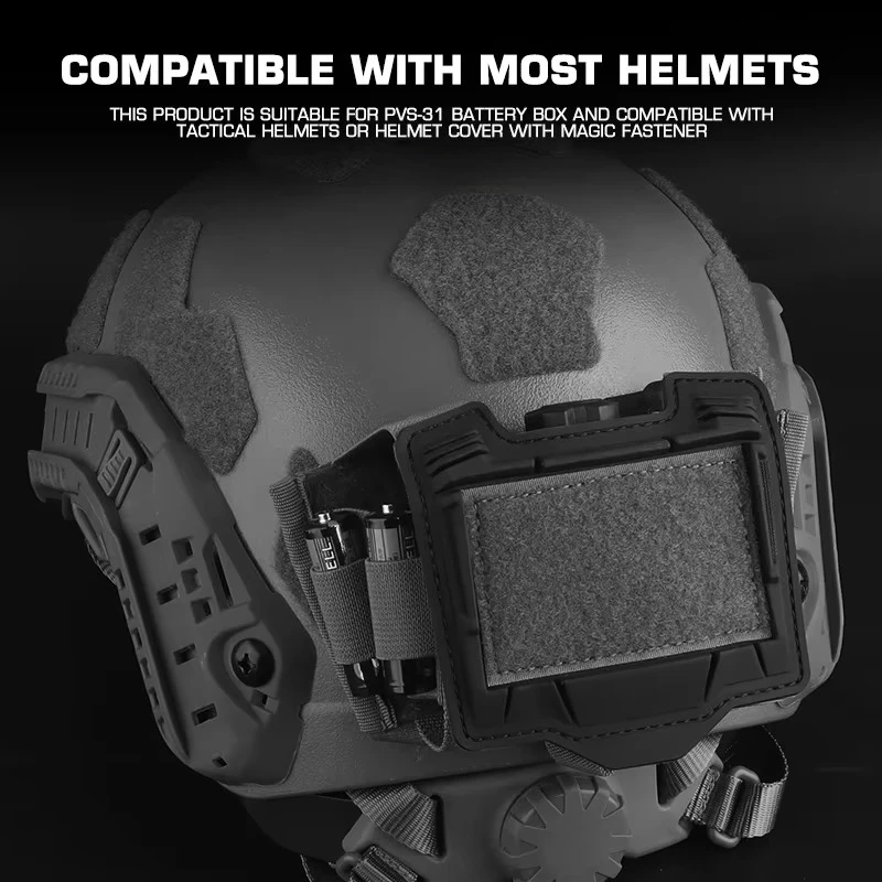 Bolsa para casco serie K de nailon 500D, paquete de casco con batería de PVS-31, accesorios de caza, subbolsa para batería de casco - imagen 4