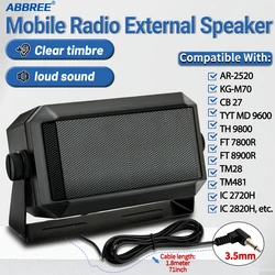 Altavoz externo ABBREE para radio CB con jack 3,5 mm