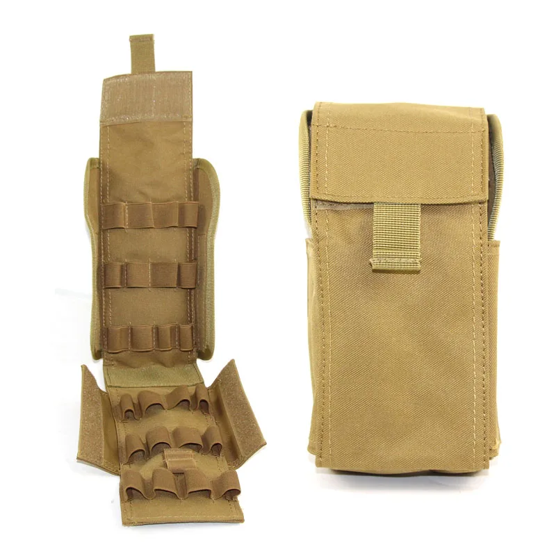 Bolsa táctica de 25 rondas para munición, Cartucho de munición de calibre 12, EDC, caza, tiro, Militar - imagen 3