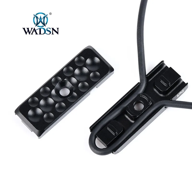 WADSN-interruptor remoto de presión de guía de Cable, sistema Mlok Keymod, linterna láser, gestión de cables, accesorios de armas de metal airsoft - imagen 5