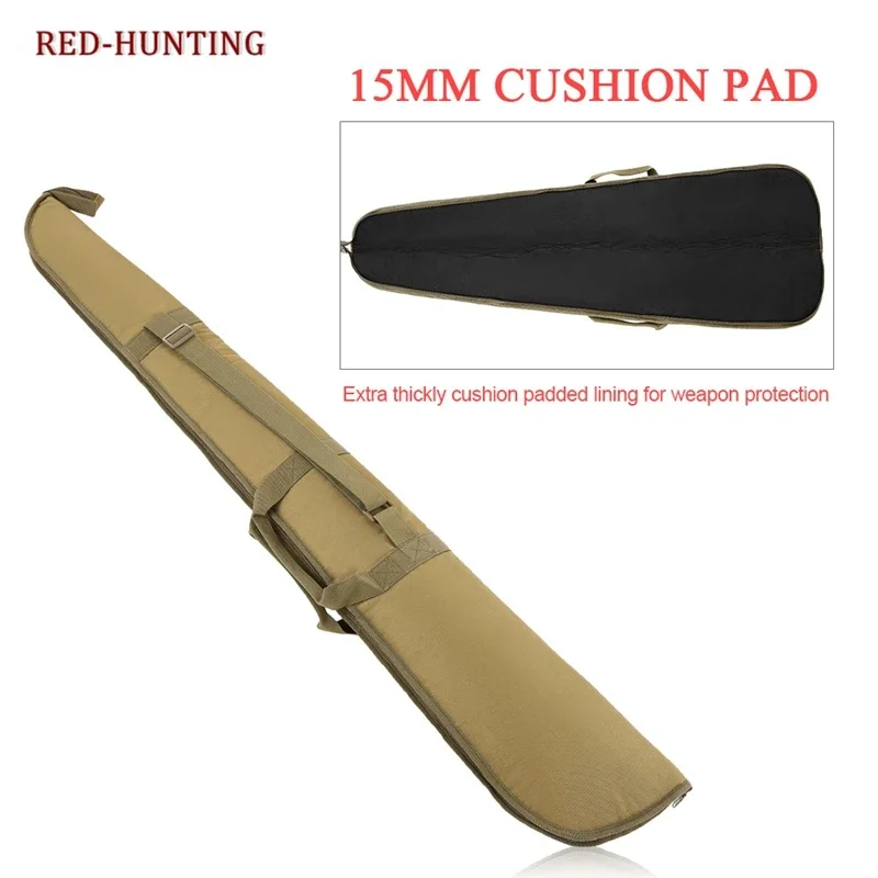 Bolsas de transporte para Rifle táctico al aire libre, estuche para pistola de caza, estuche para escopeta, pintura, tiro, 130cm, 51" - imagen 4