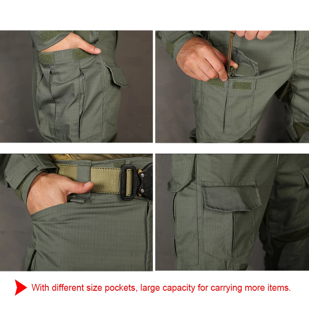 Emersongear g3 pantalones de combate tácticos pantalones militares con rodilleras color marrón em9351 - imagen 4