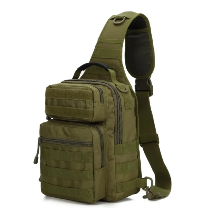 Bolsa táctica del ejército, mochila de hombro militar Rover, mochila para exteriores EDC, paquete de pecho Molle, asalto, senderismo, Camping - imagen 2