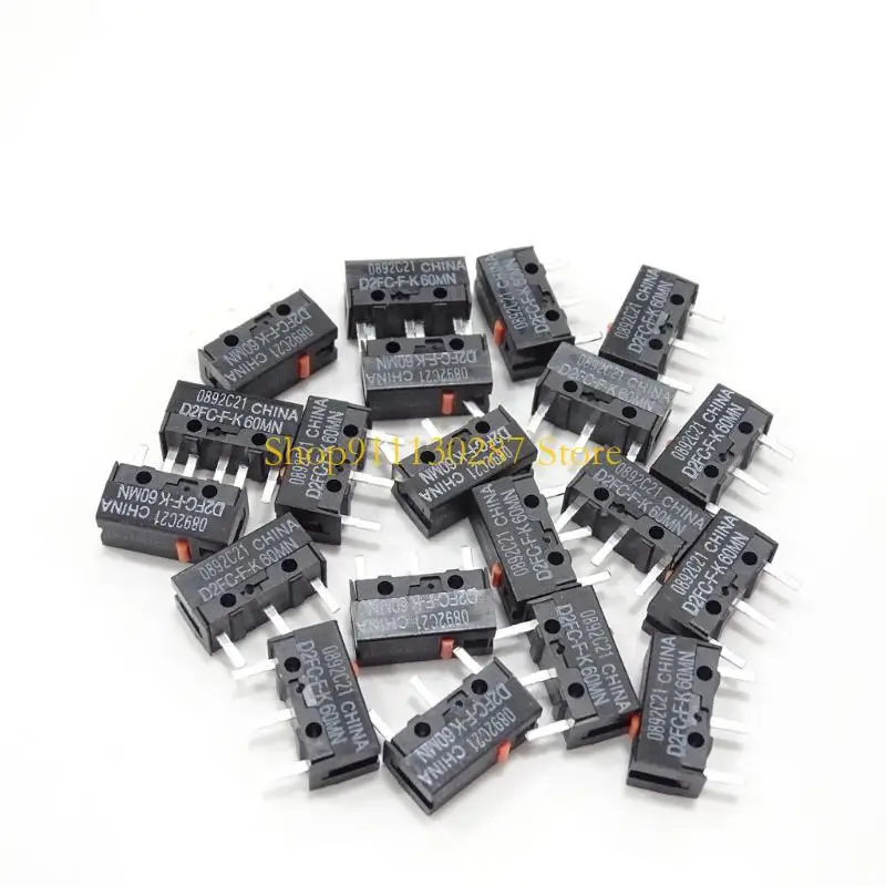 Microinterruptor para ratón con punto rojo, accesorio - imagen 4