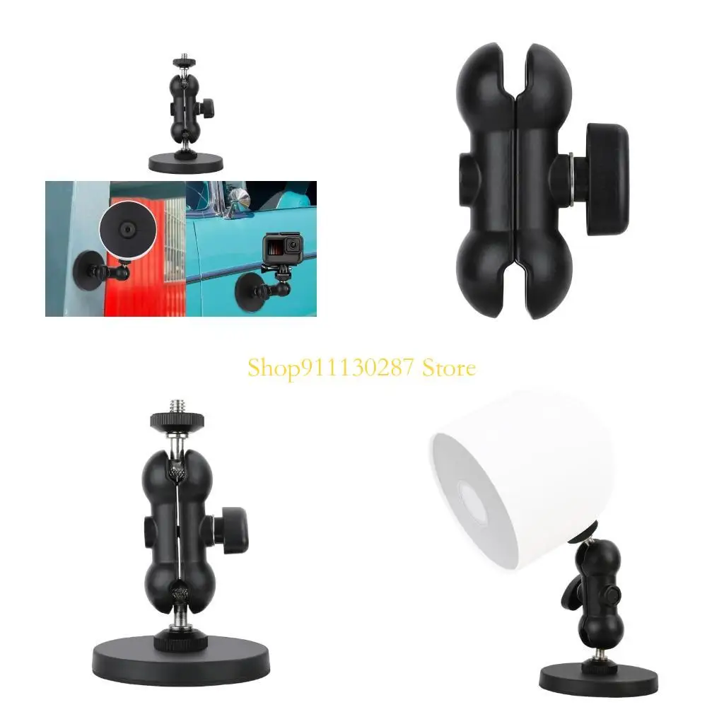 J1HC CB3 Soporte soporte succión magnética 180 Grados Base montaje cámara rotativa