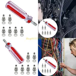 J1HC Conectores F coaxiales F Conjunto herramientas para transmisión señal estable