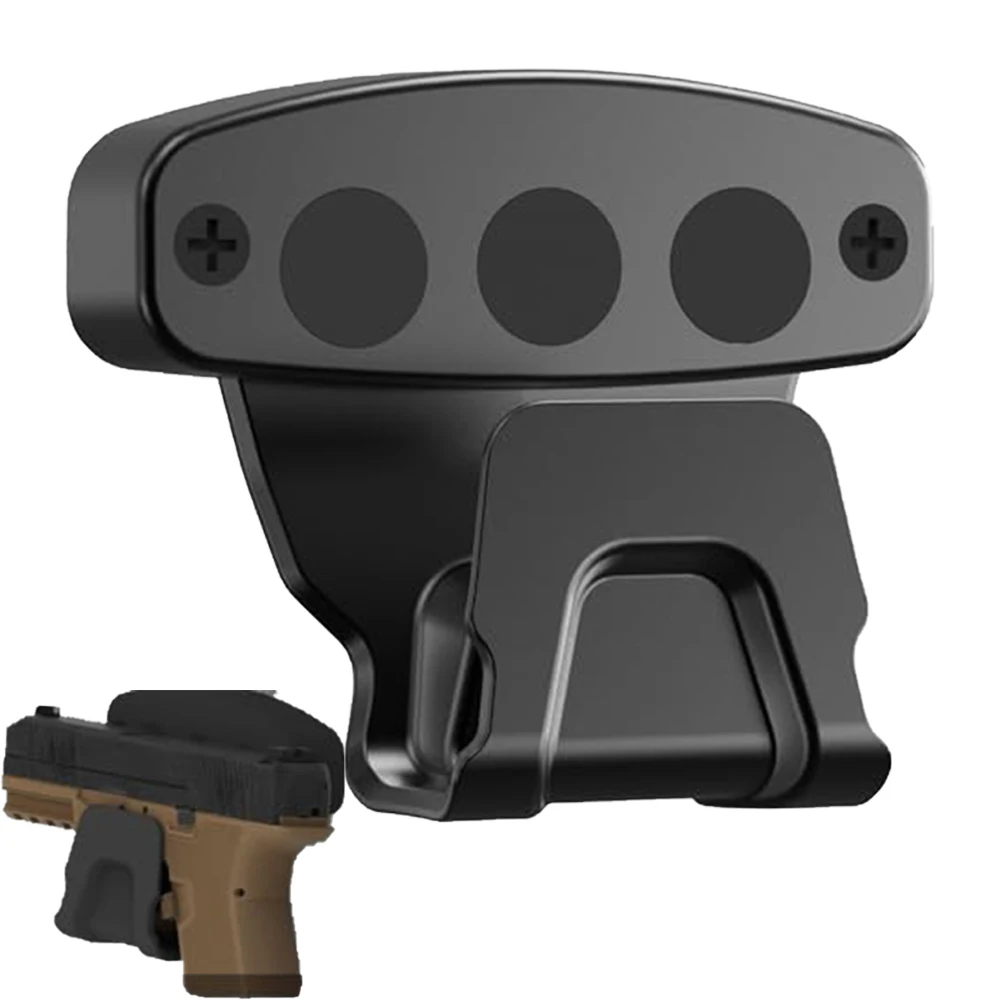 Soporte magnético para pistola, soporte magnético para pistola, soporte para pistola montado en la pared con protección de gatillo, liberación rápida, 35 libras