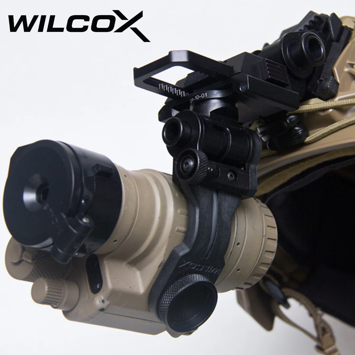 Wilcox Metal L4 G24 L4G24 NVG montaje JARM casco táctico Vas Shroud adaptador puente Binocular cola de milano zapato caza NVG montaje - imagen 4