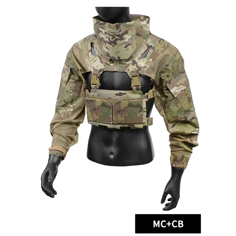 DMGear Chaqueta Táctica con Bolsillo Cargador – Camuflaje Transpirable - imagen 3