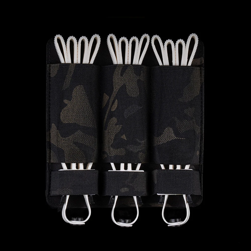 Chaleco táctico MOLLE, soporte de brida para cables de plástico, placa de caza Airsoft, accesorios para cinturón - imagen 5