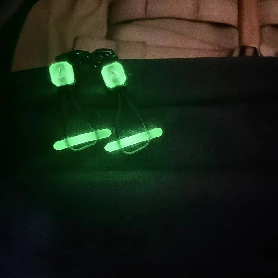 Mochila táctica con cremallera antirrobo para exteriores, bolsa de ordenador de alta resistencia, brillante, para acampada al aire libre, 1/3/10 piezas - imagen 3