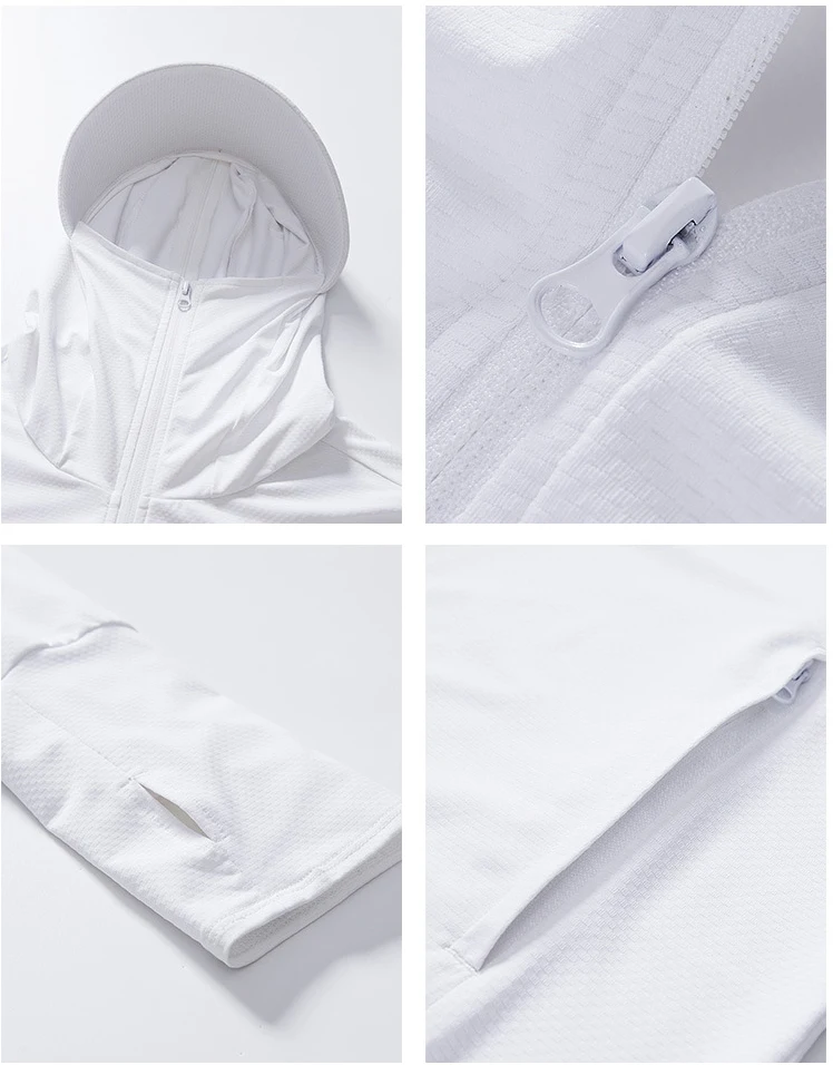 Chaqueta de senderismo Unisex para hombres y mujeres, abrigo impermeable de secado rápido, cortavientos para acampar, Trekking, pesca, lluvia, al aire libre, ropa Anti UV - imagen 4