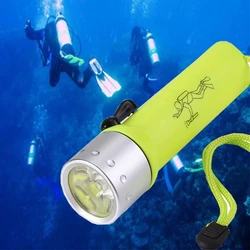 Linterna LED con Control magnético, linterna de buceo con orificio, iluminación, Mini linterna portátil impermeable de largo alcance para exteriores.