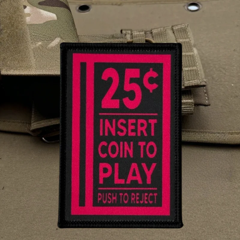 Parche táctico retro arcade gancho y bucle para mochila y ropa - imagen 4
