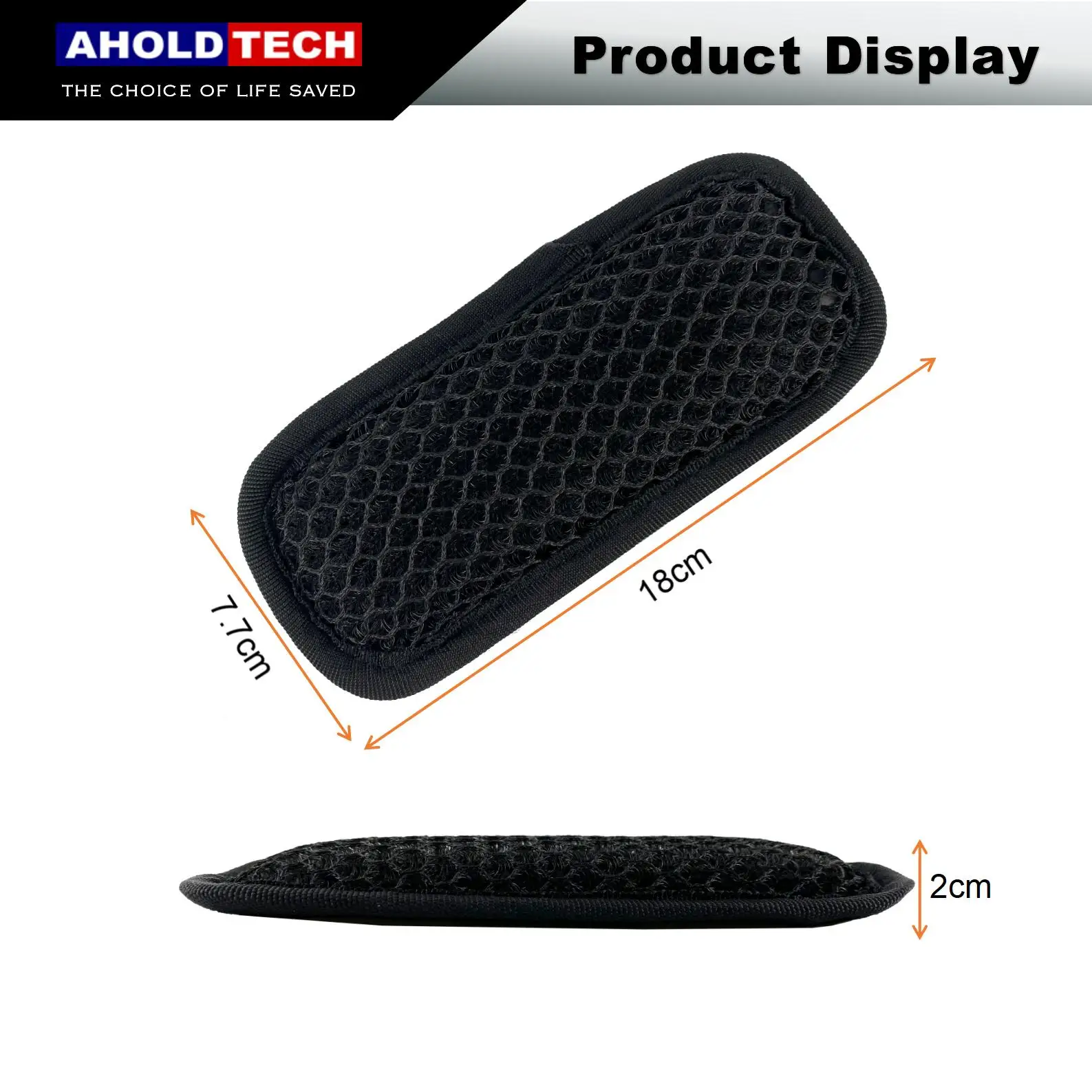 Almohadillas para correa de hombro para chaleco táctico, mochila para exteriores, cojín de malla 3D transpirable, corte láser para chaleco de caza, portador de placa - imagen 5