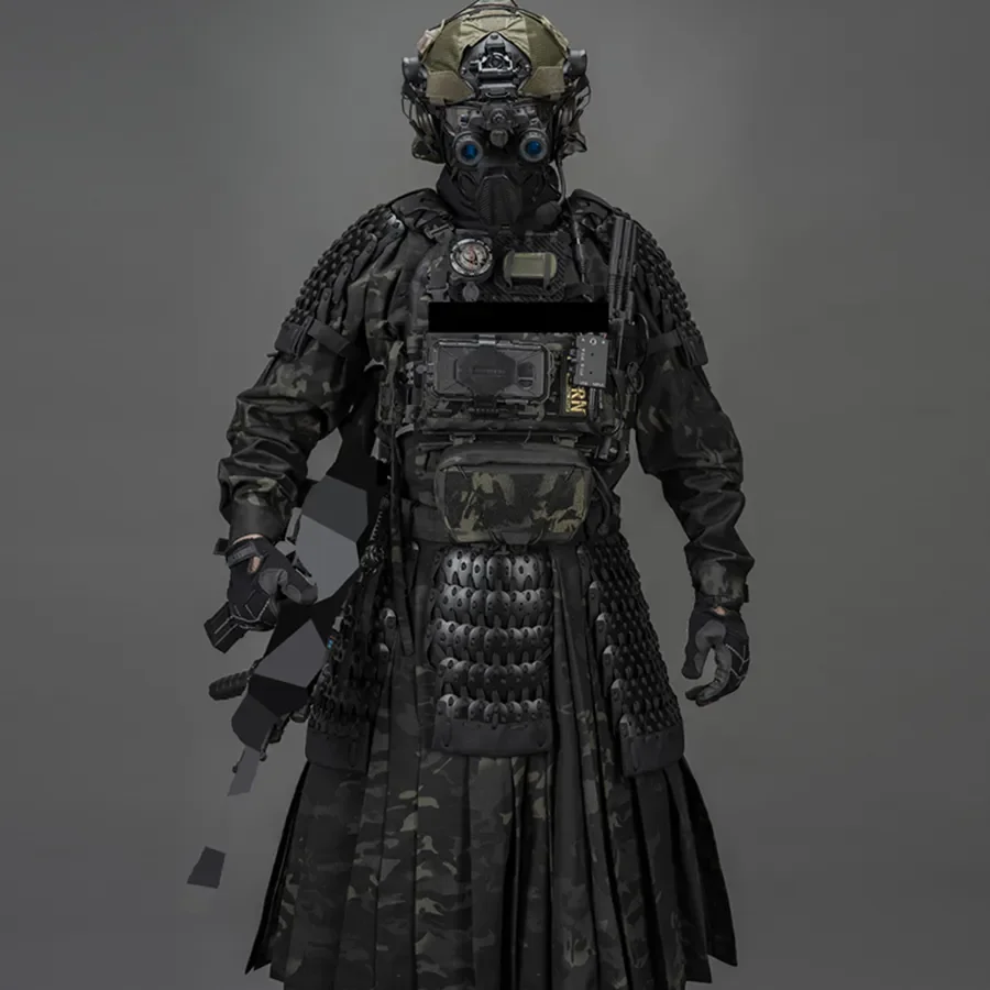 Falda blindada táctica Camisa larga clásica para hombres y mujeres caza al aire libre pistola de aire tiro CS juego de guerra rompevientos - imagen 4