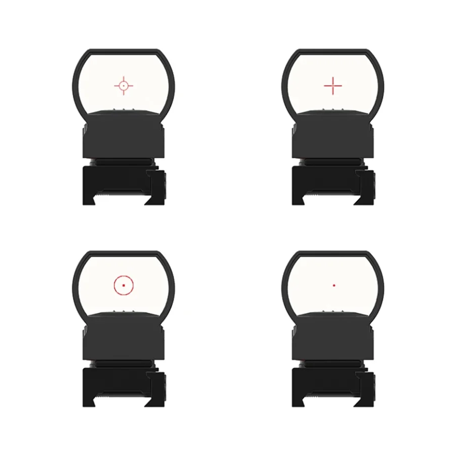 VictOptics 1x22x33 mira telescópica colimadora de caza de punto rojo para tiro Airsoft AR15.223 - imagen 2