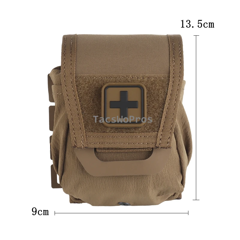 Botiquín de primeros auxilios táctico, bolsa de caza al aire libre, bolsa de extracción rápida para senderismo al aire libre, bolsa médica MOLLE, bolsa de supervivencia de primeros auxilios - imagen 3