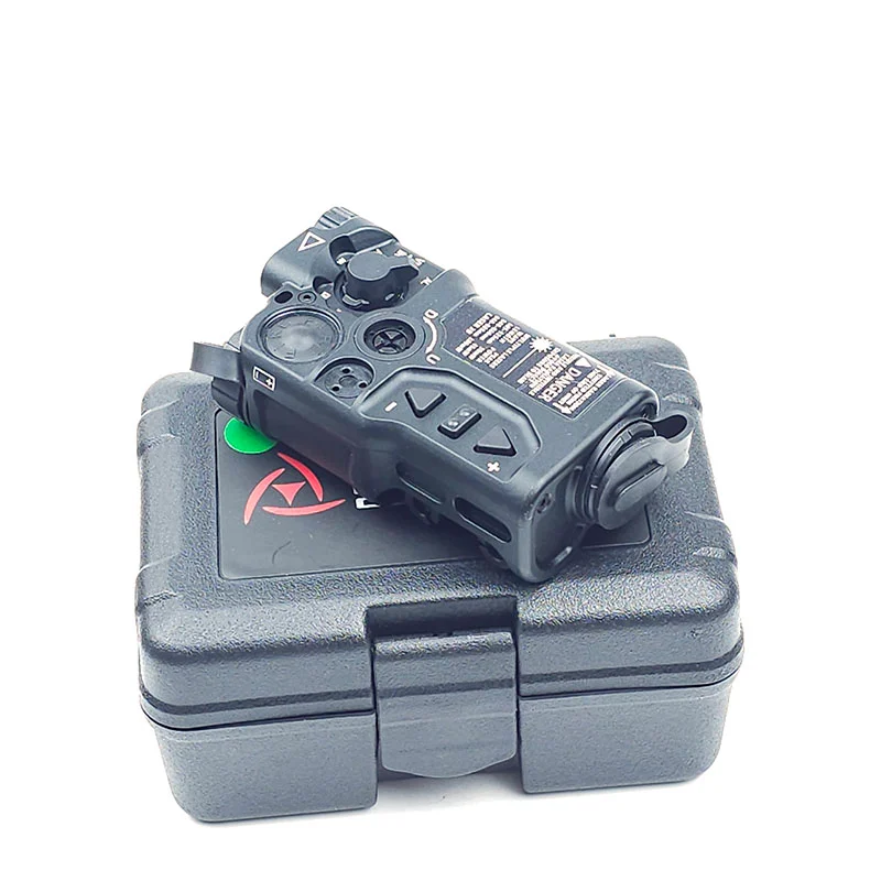 Linterna infrarroja estroboscópica LED con indicador láser verde y punto rojo RAID-X de Metal táctico para luz de caza - imagen 2