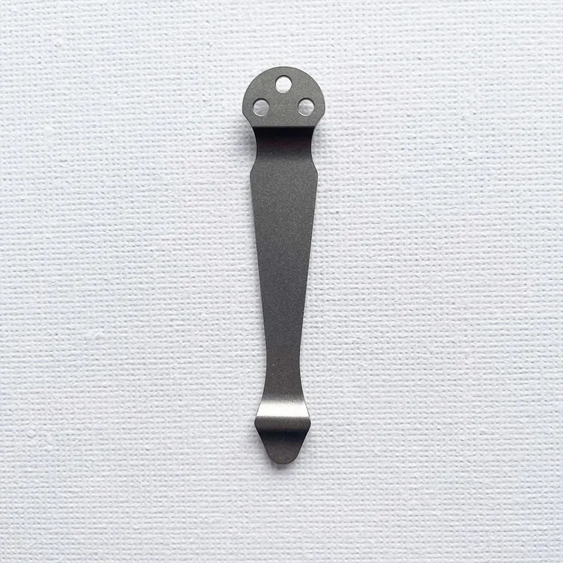 Cuchillo plegable de titanio para transporte profundo, Clip de bolsillo, abrazadera trasera para accesorios de Clip trasero para Para2, C81, Para3, C223, C11, C10, 1 pieza - imagen 2