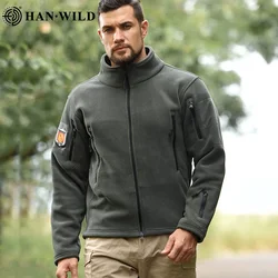 Chaqueta táctica softshell hombre – Cortavientos abrigada exterior