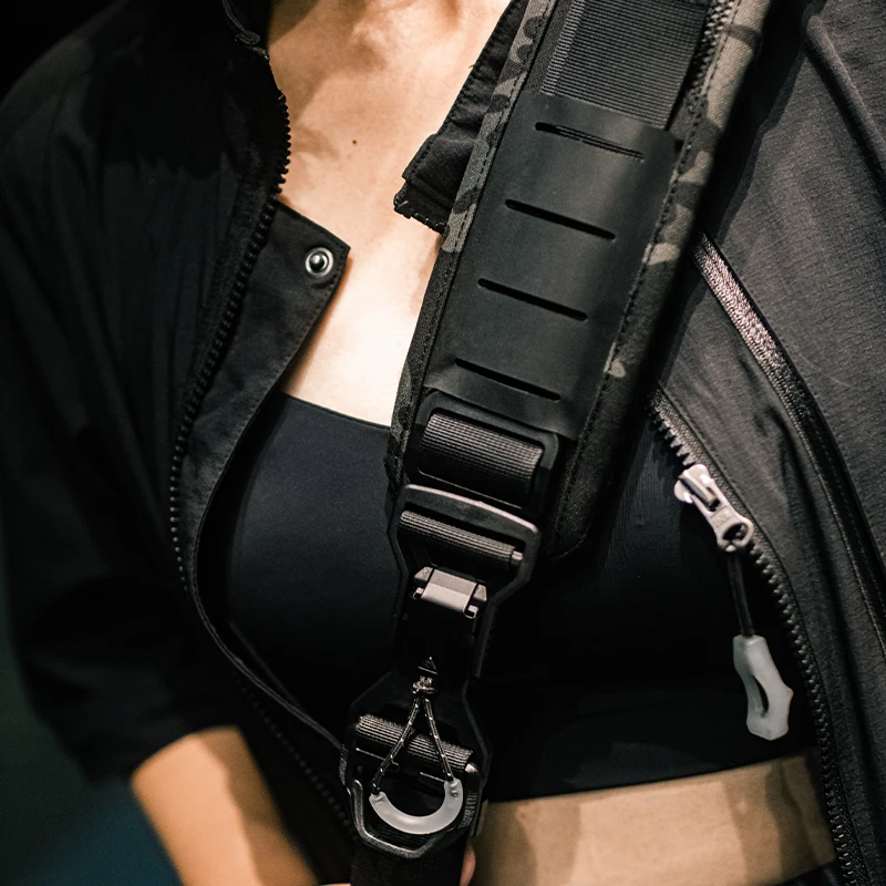 Hombreras tácticas transpirables, hombreras Despresurizadas, accesorios de correa para el hombro, adaptador Molle, máquina de placa, puede enrollar - imagen 2