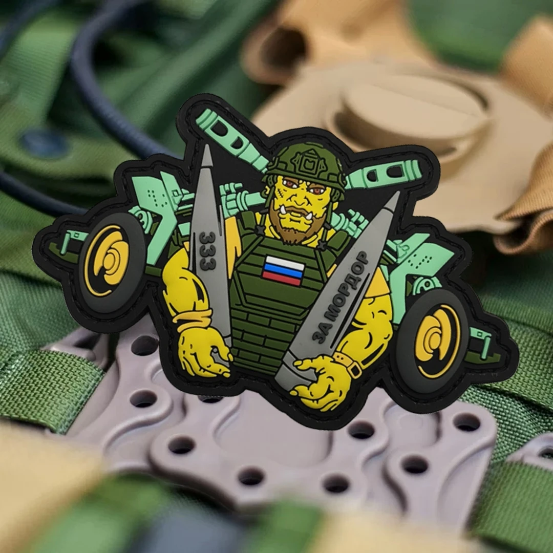 Parche de operador de artillería, insignia de moral de Chevron ruso, parches de bucle de gancho impresos tácticos militares para ropa, pegatina para mochila - imagen 5