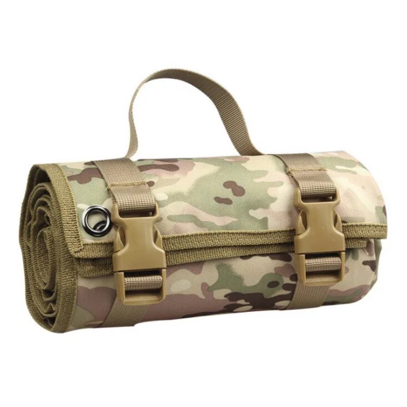 Tapete táctico para tiro, manta ligera enrollable para acampar, almohadilla antideslizante para caza, de nailon, impermeable, para Picnic y caza - imagen 5